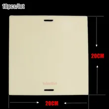 10 шт. высококачественные заготовки для обучения татуировке кожи толщиной 20x20 см искусственная кожа для тату практики