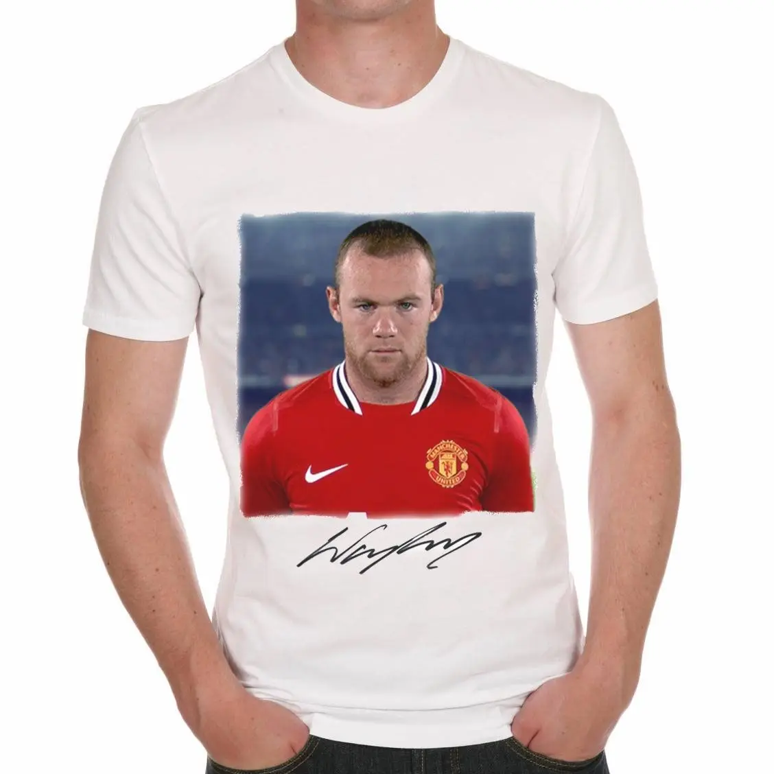 Футболка Gildan Wayne Rooney soccerer Homme | Мужская одежда