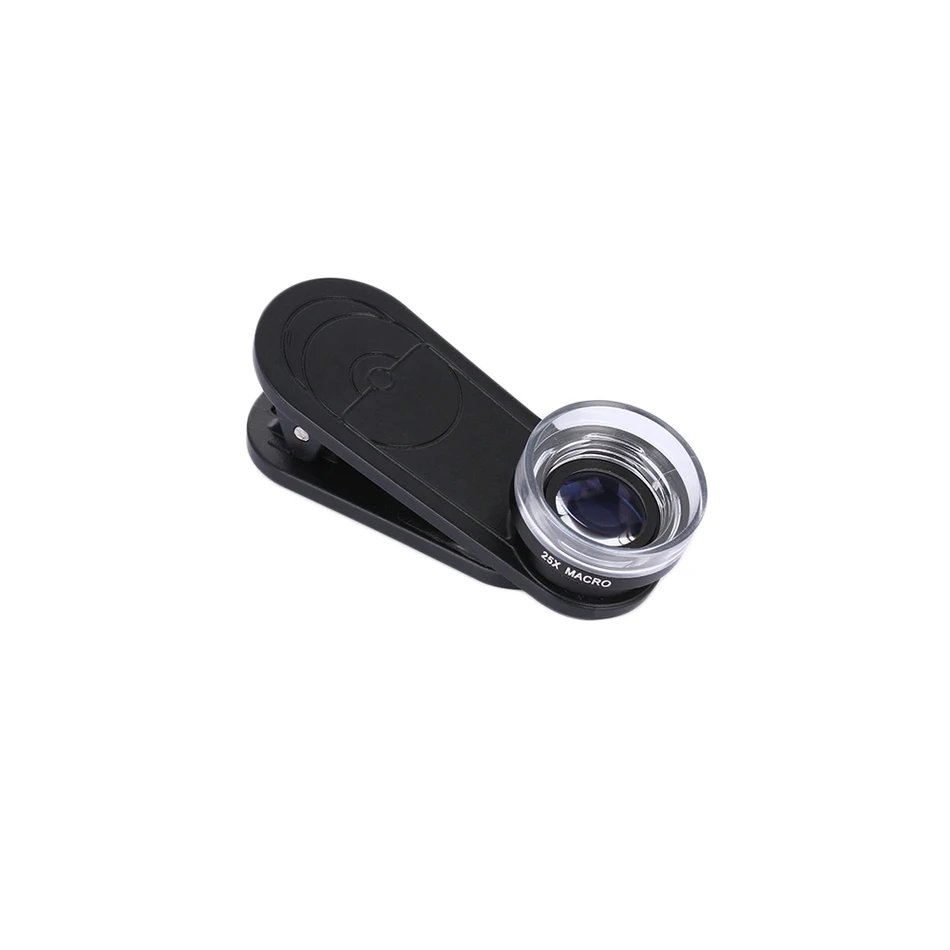With Clip 25x Macro Lens Microscope Mobile Phone Lenses Camera Lentes