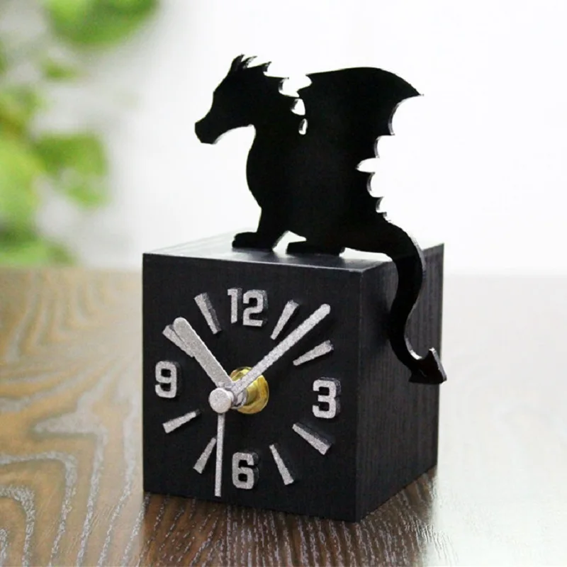 

Desktop clock Watch Saat Table clock reveil Masa Saati Relogio de mesa Digital Watch Retro Imitation wood clocks Home Decoration