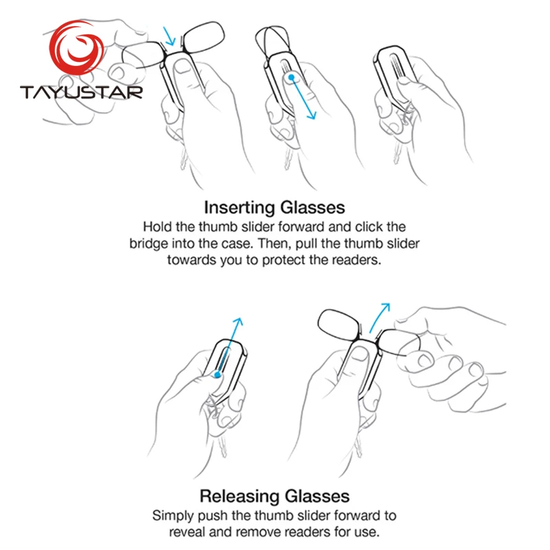 Карманные очки для чтения, мужские очки, тонкие оптические очки для чтения prince-nez, очки для отдыха без рук+ 1,0+ 1,5+ 3,0