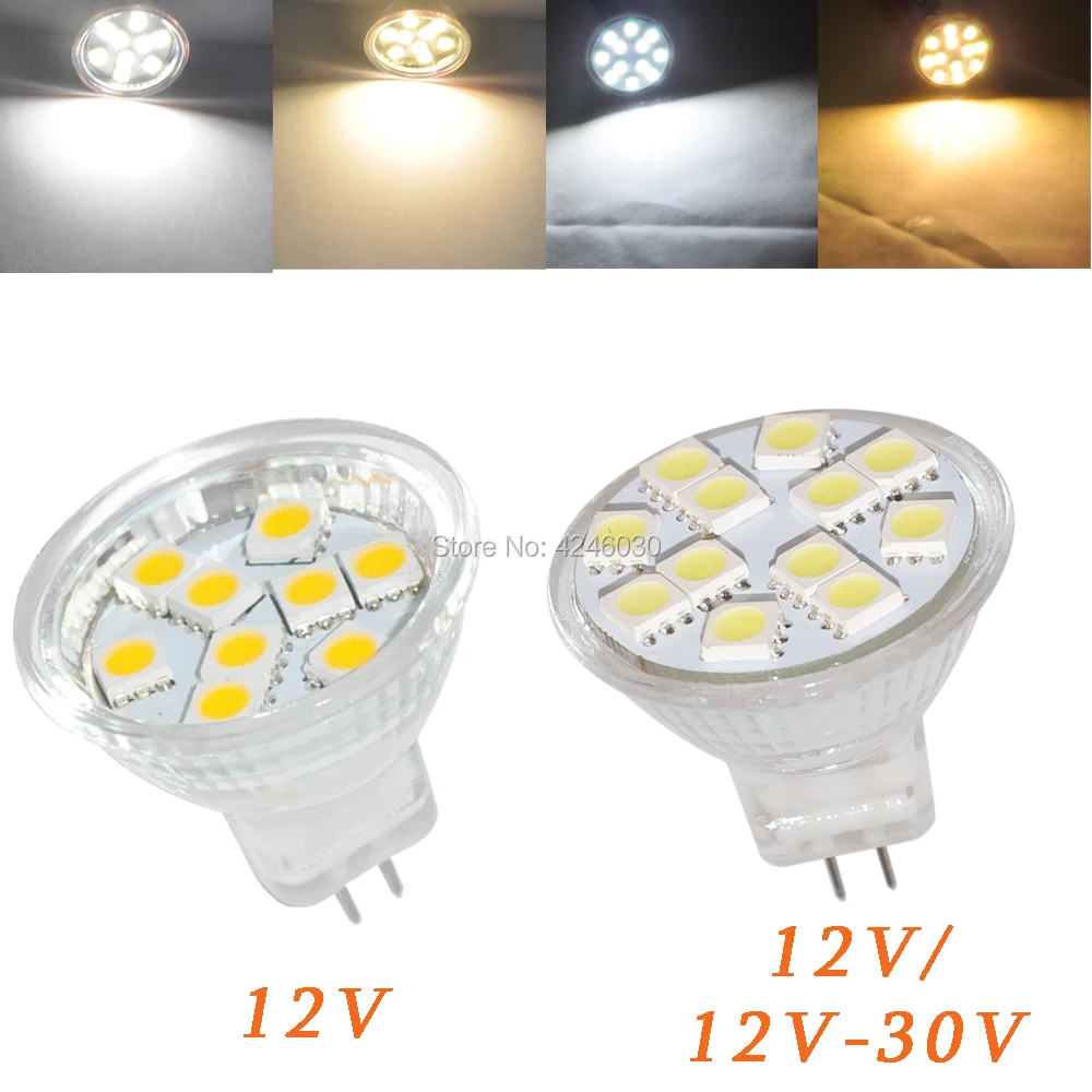JYL 1 шт. MR11 GU4 5050 SMD 9/12 светодиодные лампы Светодиодный точечный светильник Вт 5 100лм