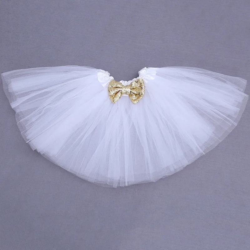 Платье для маленьких девочек танцевальная юбка-пачка Балетная фатиновая юбка Детский костюм с бантом цветные принцессы бальное платье для малышей, детская одежда для девочек A319 - Цвет: Style2