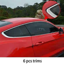 lsrtw2017 304 stainless steel car window trims for ford mustang 2015 2016 2017 2018 6th generation new arrival cross beam cross bar horizontal roof rail for ford explorer 2016 2017 2018 304 stainless steel come if need quality