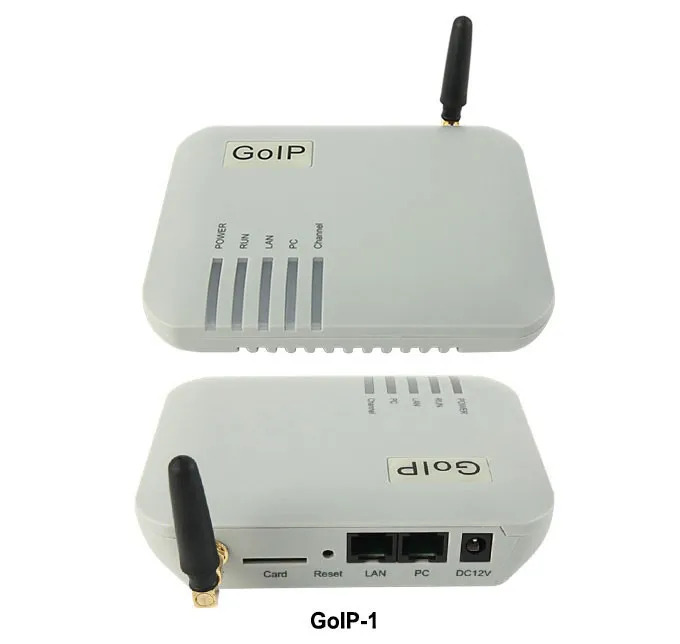 1 SIM GoIP межсетевое сопряжение voip gsm (с заменяемым индивидуальным номером IMEI, SIP & H.323, pppp, SMS) GoIP 1-акция