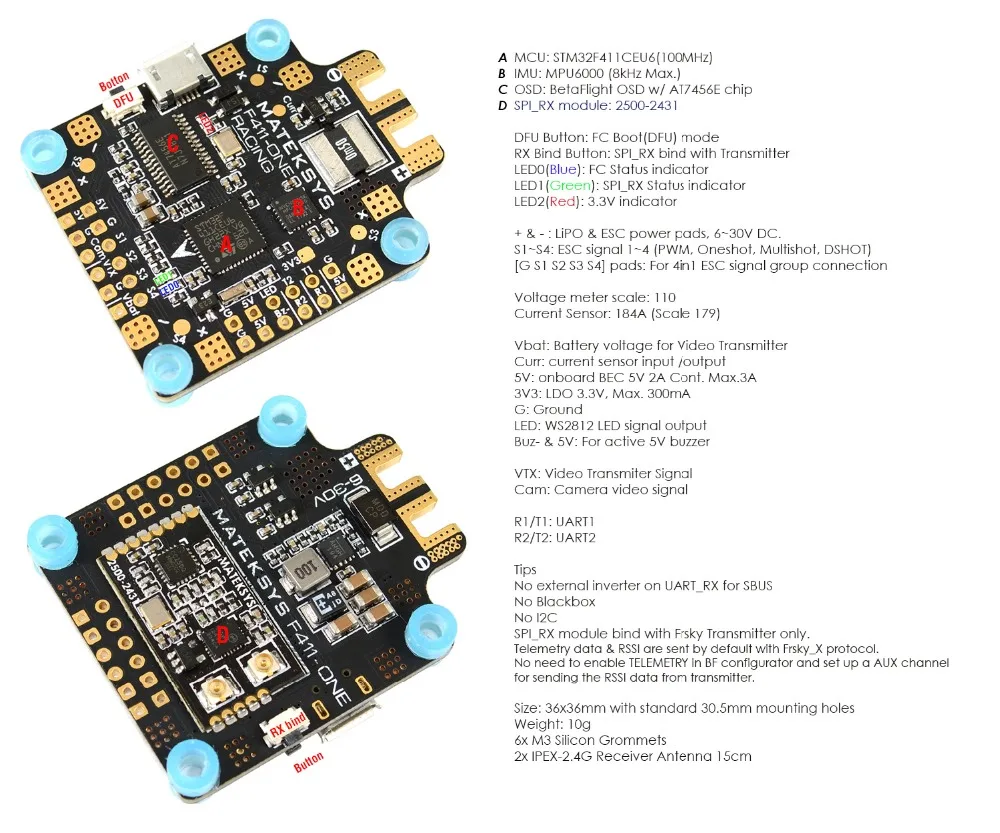 F411-ONE_layout