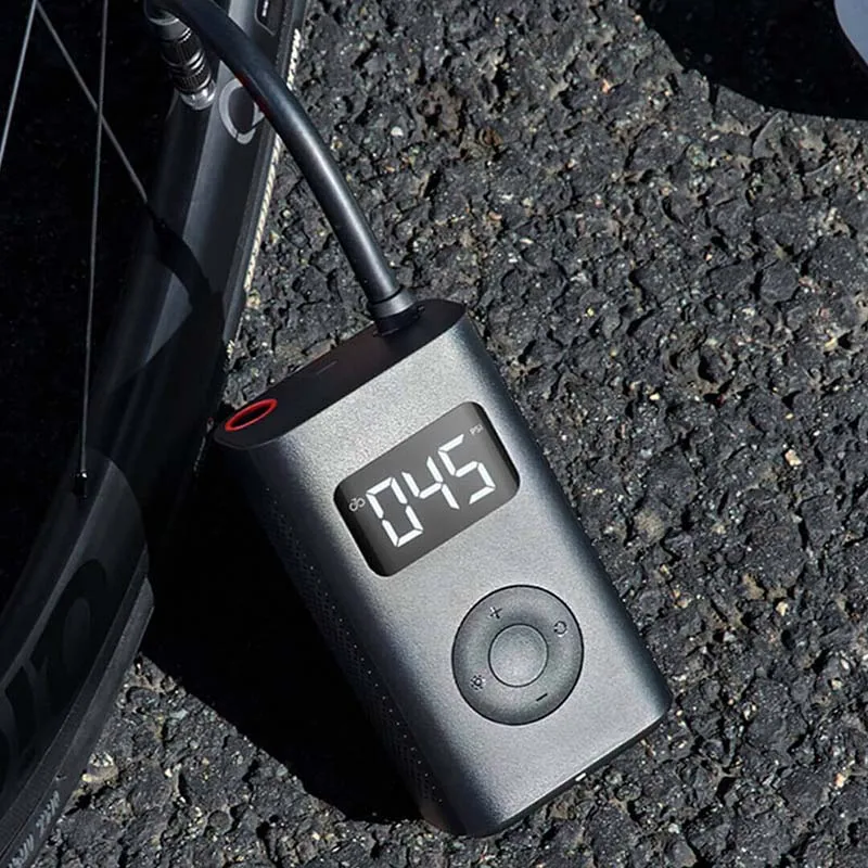 Лидер продаж! Xiaomi Портативный Смарт Цифровой датчик давления в шинах Электрический насос для велосипеда мотоцикла автомобиля футбола