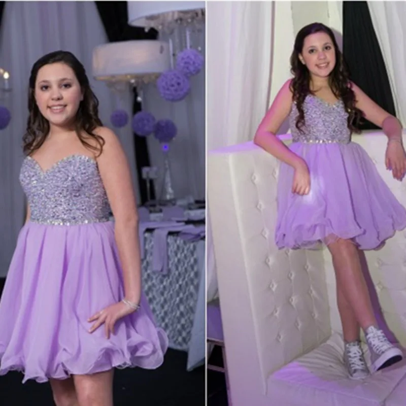 New Arrival A Line Beaded Bat Mitzvah Dress Sleeveless Chiffon Girls