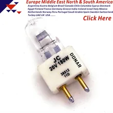 DN-38512 JC 20 В 180 Вт 093926-047 20V180W бестеневой галоген лампочки Steris P093926-047 операционной хирургические светильники лампы