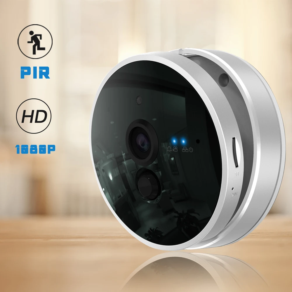 

CTVMAN PIR IP Camera Wifi Security Mini Dome IP Camera 2mp 1080 SD Card Slot Wi-fi Onvif P2P Video Home Surveillance Webcam