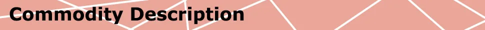2 Commodity Description