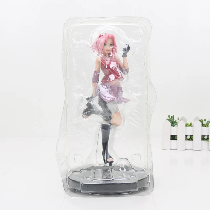 Naruto Gals рисунок Tsunade Sakura Haruno Hyuuga Hinata ПВХ Фигурки Коллекция Рождественская игрушка подарок 19-20 см