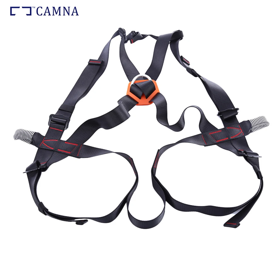 CAMNA تسلق تسخير روك رضوخ سلامة حزام الجسم السقوط الحرس حماية آمنة معدات تسلق اكسسوارات