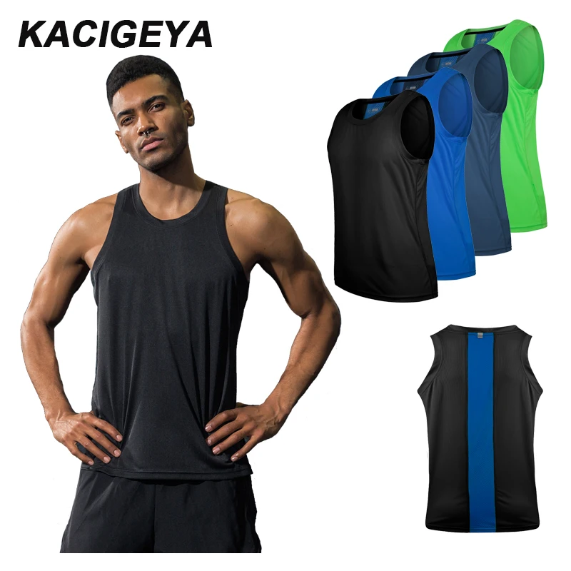 

Vest Men Running Sexy Exercise Workout Sleeveless Top Sports Vest Men Top Singlet Fitness Dry Quick Men Running Yoga Tshirts