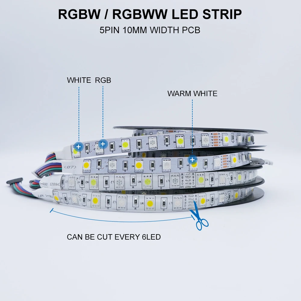 DC12V Светодиодные ленты 5050 RGB RGBW rgbww 60 Светодиодный s/М, 5 м + Wi-Fi светодиодный контроллер + 3A блок питания Светодиодные ленты набор