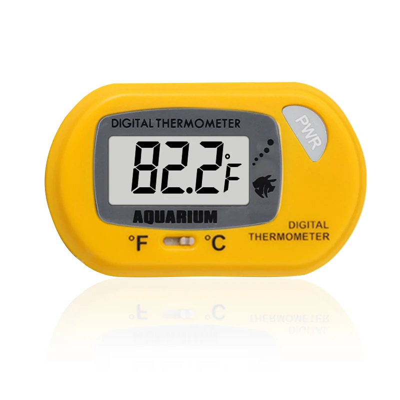 NICREW термометр для аквариума цифровой ЖК-экран сенсор проводные аксессуары для аквариумов термометр аквариумный для аквариума аксессуары - Цвет: Yellow