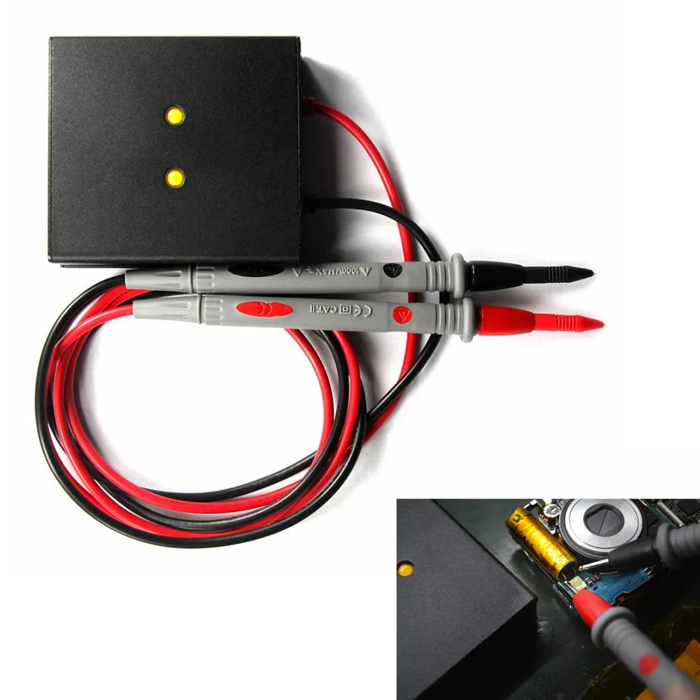 

Sparkpen Battery Capacitor Discharge Pen +LED Light 4RD Pen Discharger Protection CLH@8
