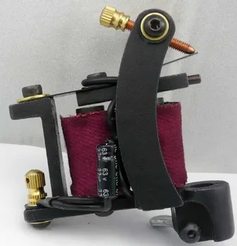 

5Pcs/lot Professional Handmade Tattoo Machine 10 Wrap Coils Iron Cast Frame Custom Tattoo Gun For Liner Shader HTM-6235