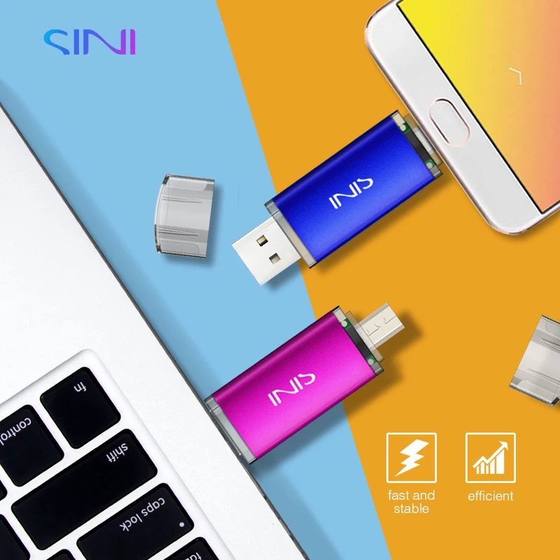 SINI OTG USB флешка 128 4ГБ 8ГБ 16ГБ 32ГБ 64ГБ ГБ флэш для android мобильного телефона usb 2 0 memory
