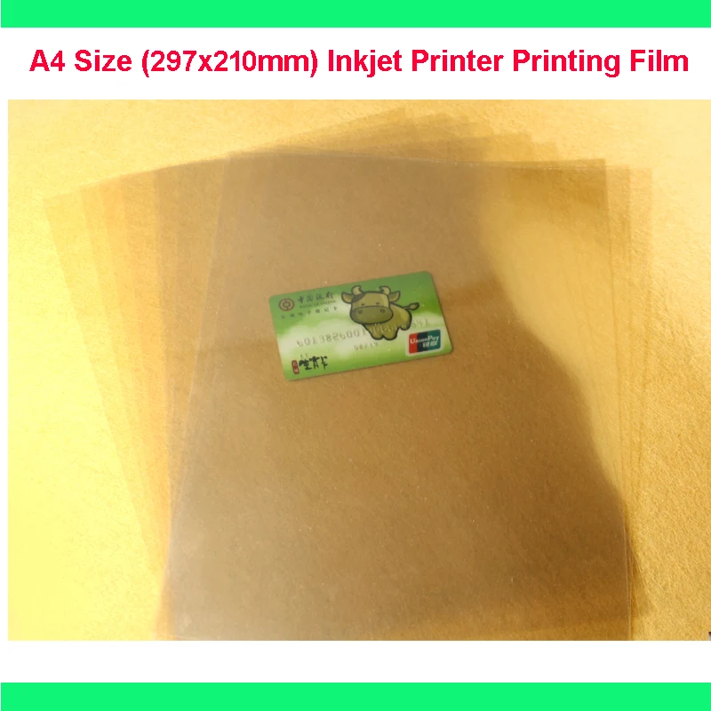 Free Shipping Transparence Clear A4 Size (297x210mm) Inkjet Printer ...