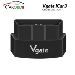 Новый Vgate iCar3 Wi-Fi OBDII Авто Code Reader ELM327 Vgate Pro Икар 2 OBD2 инструмент диагностики Поддержка 12 V Дизель автомобиль для Android/IOS