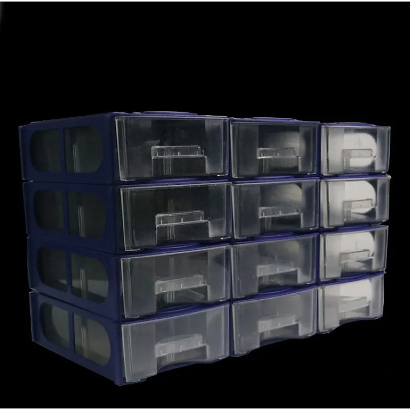 12 unid/set caja de componentes tipo cajón organizadores Caja de Herramientas contenedor Hardware taladro tornillo piezas caja de almacenamiento 12 unid/set caja de componentes tipo cajón organizadores Caja de Herramientas contenedor Hardware taladro tornillo piezas caja de almacenamiento
