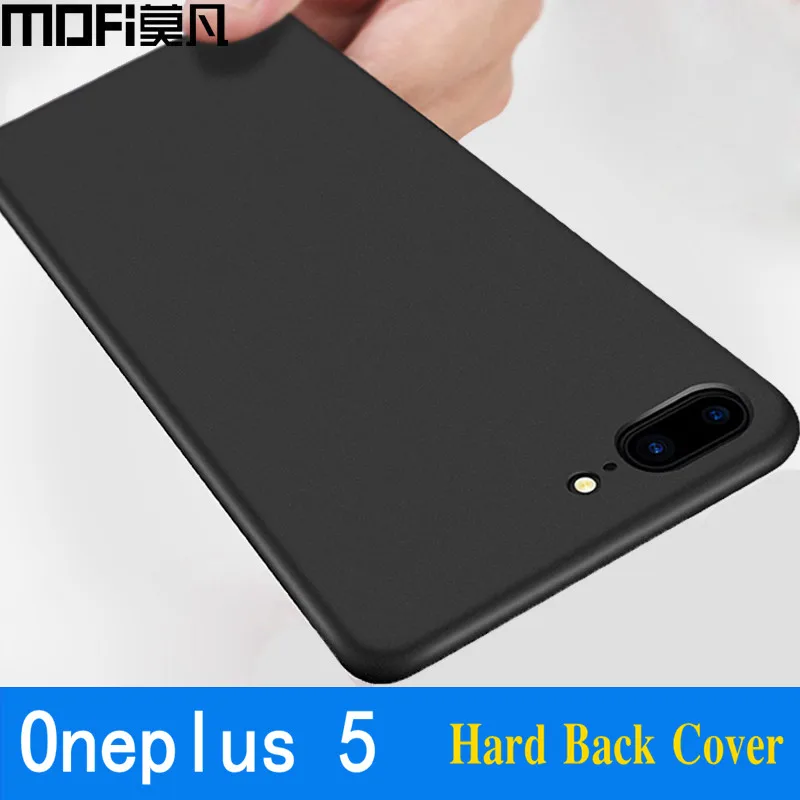 Чехол для oneplus 5, Жесткий Чехол из поликарбоната с полной защитой one plus 5, чехол, Черная задняя крышка, тонкий чехол, MOFi,, 1 плюс, 5, чехол 5,5