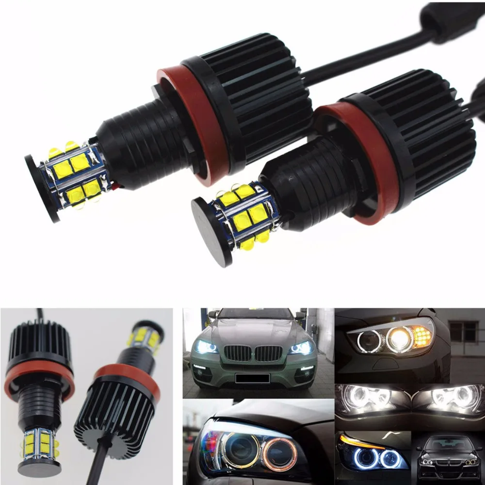 

2x Super Bright Pure White 120W H8 CREE XBD Chip LED Angel Eye Halo Markeer Light For Bmw E92 E93 3s 2007-2012 Canbus