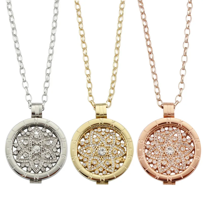 Holiday Gifts Dream Catcher My 33mm Coins Frame Pendant Necklace Locket