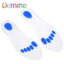 Demine унисекс Медицинские силиконовые гелевые ортопедические стельки подошвенный фасциит мозоли Уход за ногами лечение боли в пятке супинатор стелька