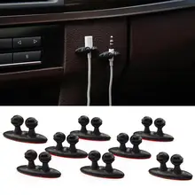 8 шт. мини-клеевой зажим для автомобильного зарядного устройства зажим для наушников/USB кабель автомобильный зажим для намотки зарядное устройство линия зажим для автомобиля