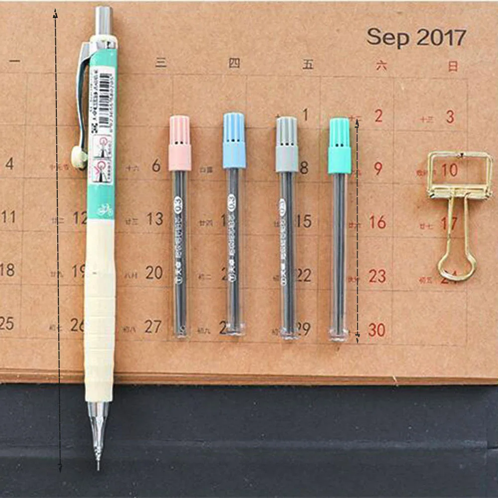 1 комплект мода 0,3 мм механический карандаш+ карандаш ведущий Офис Школьные принадлежности
