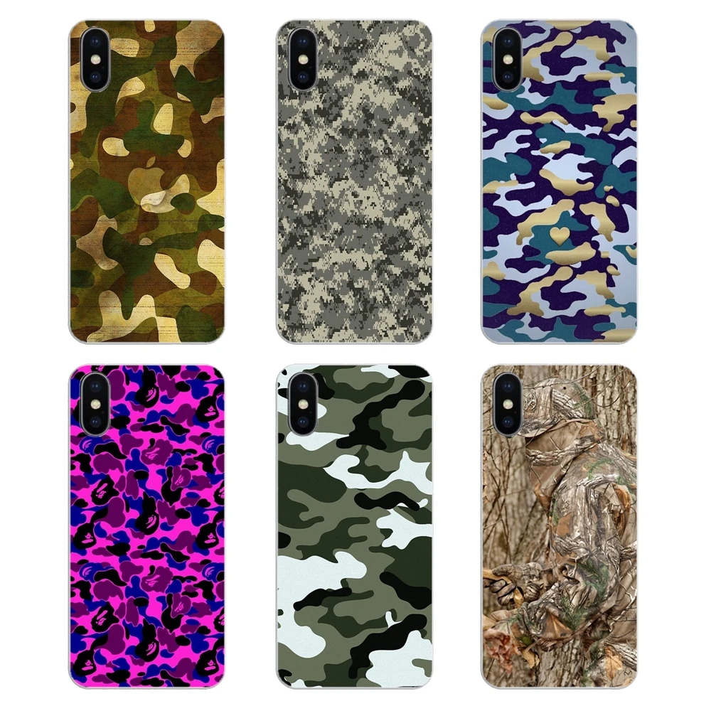 Камуфляж Охотник военный Пейнтбол Чехол для Samsung Galaxy S2 S3 S4 S5 MINI S6 S7 edge S8 S9 Plus Note 2 3 4 5