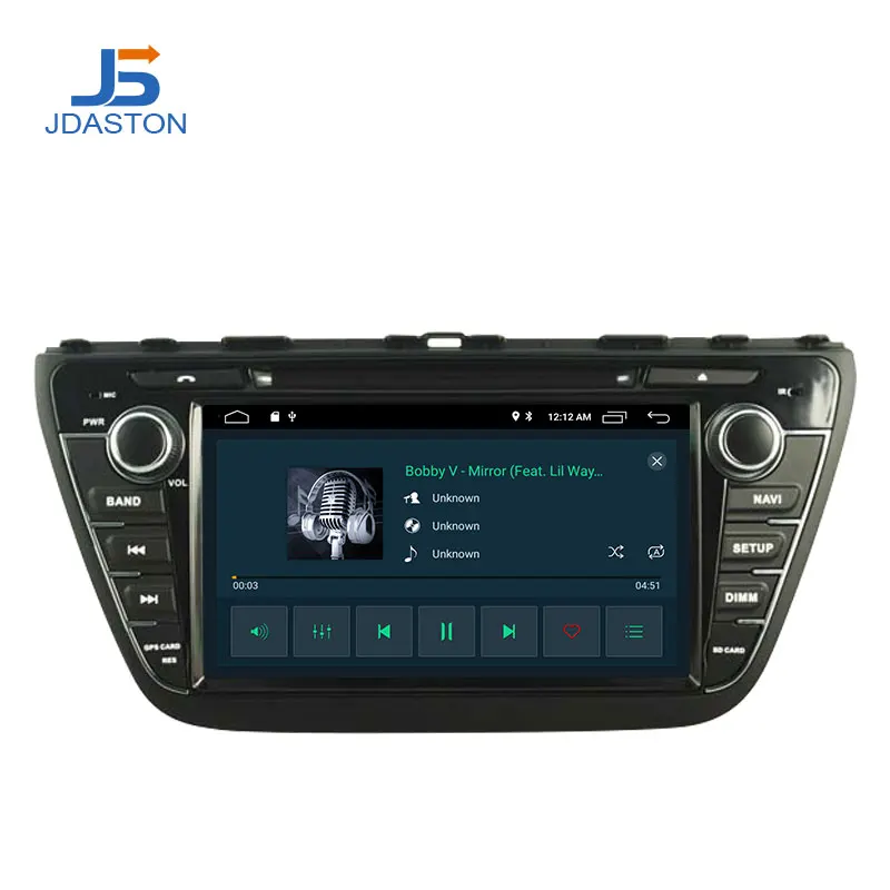 Flash Deal JDASTON Android 9.1 Car DVD Player For Suzuki SX4 S-Cross 2014 2015 2016 Multimedia GPS Navigation 2 Din Car Radio Stereo audio 2