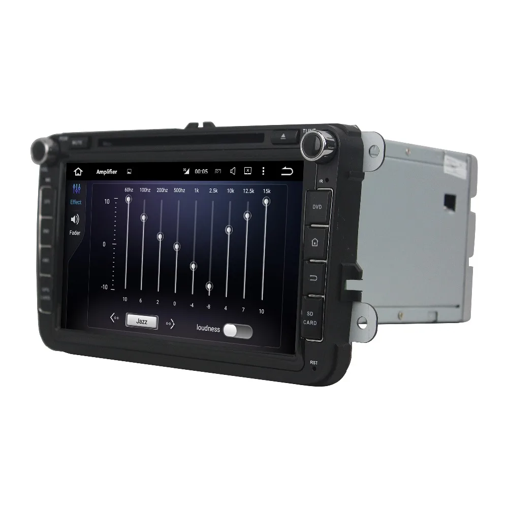 Sale KLYDE 8" 2 Din Android 8.1 Car Radio For SKODA Octavia II III FABIA SUPERB Car Audio Multimedia Player Flansh 16GB Car Stereo 1