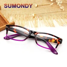 Сумонди диоптрий+ 1,0 до+ 4,0 очки для чтения для женщин и мужчин высококлассные Анти-усталость пружинная петля пластина рамка Пресбиопия очки UR23