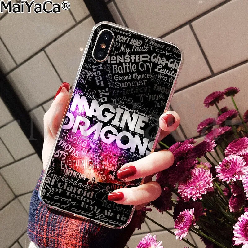 MaiYaCa imagine Dragon Ночная музыка DIY печать рисунок чехол для телефона чехол для Apple iPhone 8 7 6 6S Plus X XS MAX 5 5S SE XR