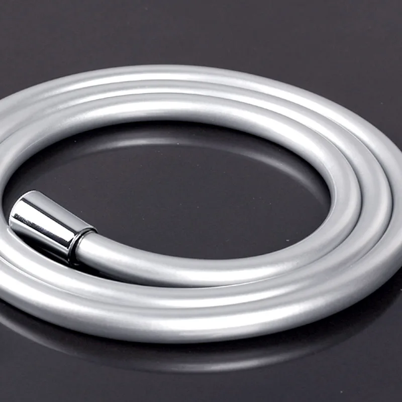 PVC عالية الضغط الفضة السلس دش خرطوم للحمام فندق يده دش رئيس خرطوم استحمام مرن شحن مجاني معظم البلاد