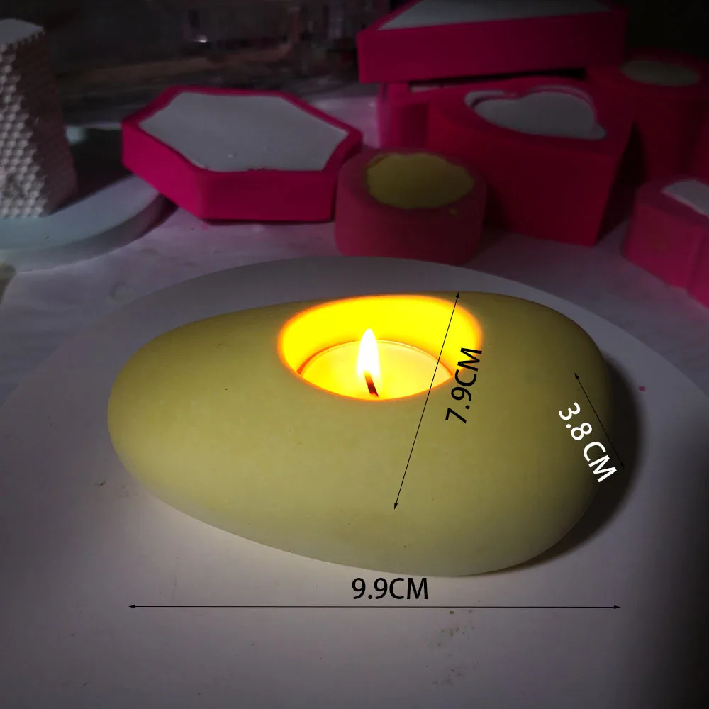 Силиконовые бетонные формы для подсвечников, свадебные украшения, ручная работа, формы для подсвечников, форма камня, цветочный горшок, форма для инструментов