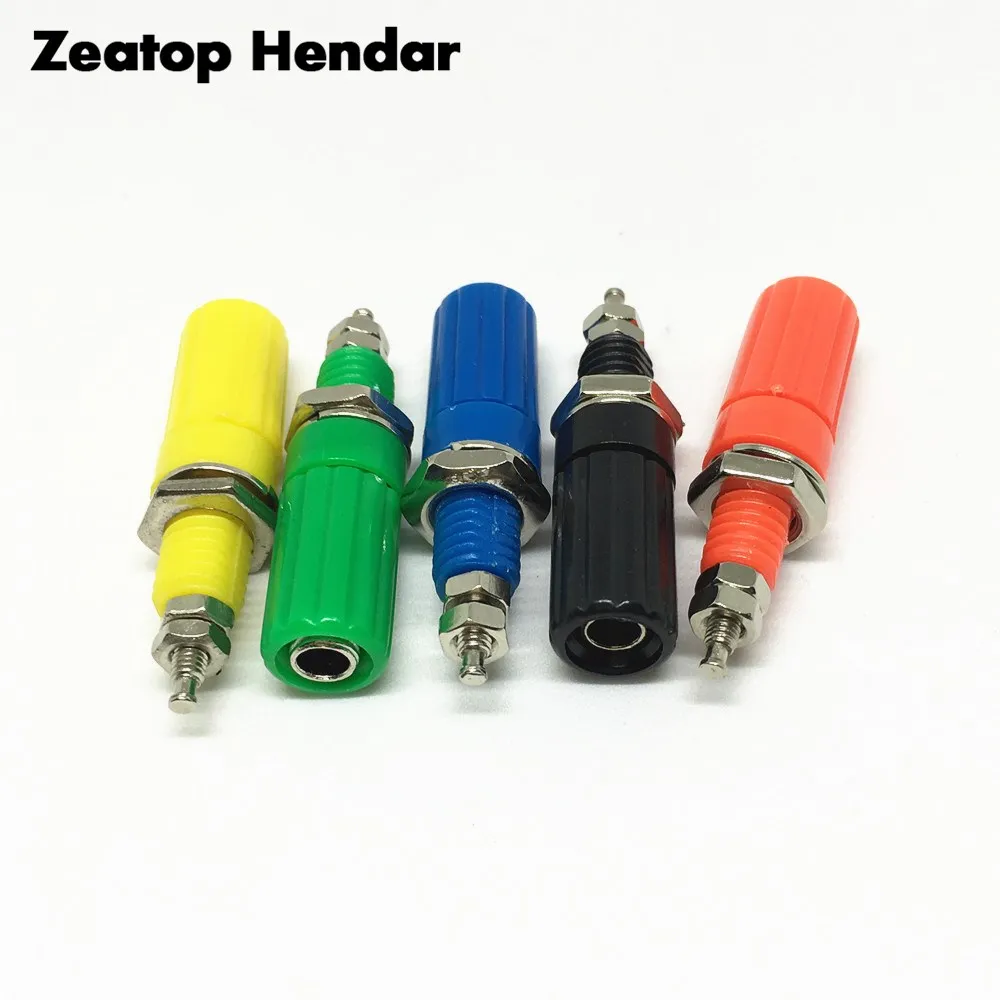 5Pcs Binding Post for 5 Colors Speaker 4mm Banana Plug Test Connector