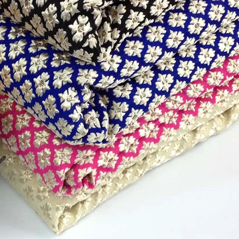 

Dobby Metallic Jacquard Brocade Winter Fabric Cloth Meter Tecido Wide143cm, Dress Coat Jacket Decor Upholstery Sewing Material