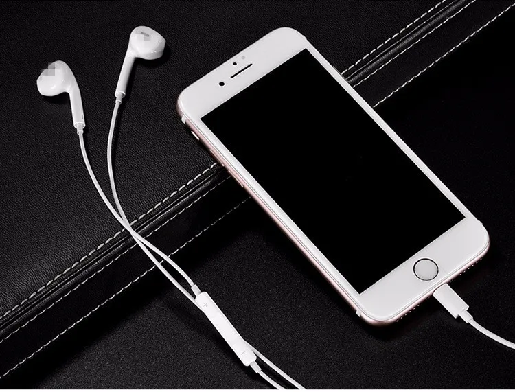 MFI In Ear Wired Earphone for iPhone Original 7 7 Plus 8 X XS XR with Mic Sports Music HeadSets for Lightning Audio Jack iOS