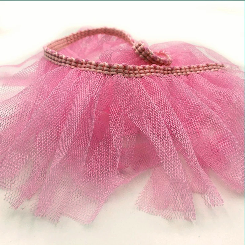 Tutu Ruffled Lace Fringe Tassel Crochet Trims Diy Latin 10 Yds/Lot Trimming Dance Dress Appliques 8cm Long | Дом и сад