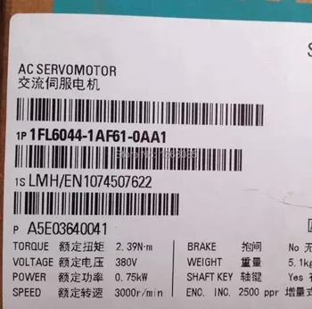 

1FL6044-1AF61-0AA1 0.75KW V90 SERVO MOTOR without brake NEW