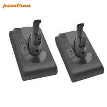 Powtree 2PCS 4000mAh 21.6V For Dyson V8 Li-ion Battery High Capacity Replacement V8 Absolute V8 Animal V8 Series Tools Battery Powtree 2PCS 4000mAh 21.6V For Dyson V8 Li-ion Battery High Capacity Replacement V8 Absolute V8 Animal V8 Series Tools Battery