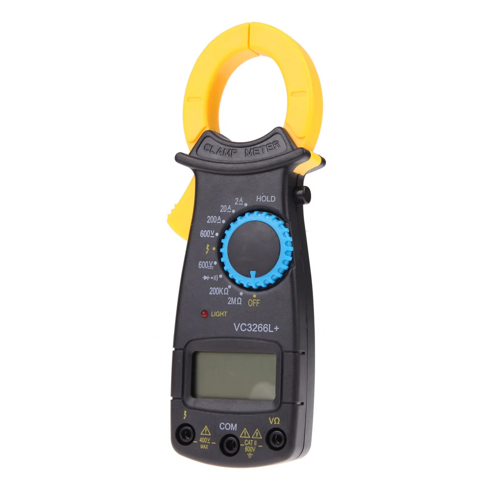 

Digital Clamp Meter LCD Multimeter AC DC Voltmeter Ohmmeter Ammeter Tester