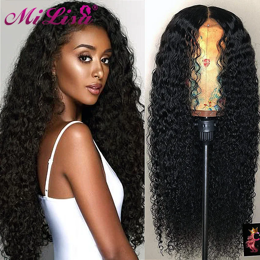 Buy 150 Density Deep Wave Wig Pre Plucked Bleached