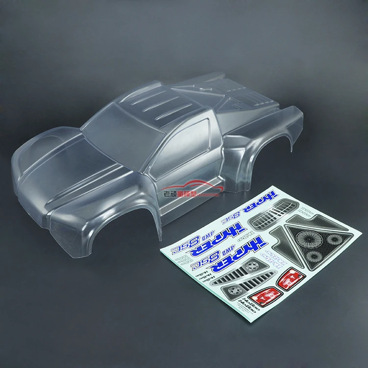 

1/8 HOBAO 8SC remote control short truck parts transparent short truck shell PC89818 590mm long 310mm wide 390mm wheelbase