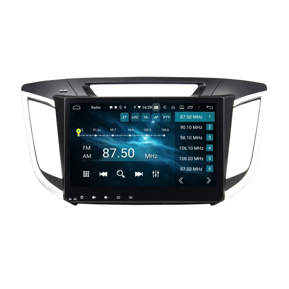 Cheap 4GB RAM Octa Core 10.1" Android 9.0 Car dvd Player for Hyundai IX25 Creta 2014-2016 Radio GPS Bluetooth WIFI USB Mirror-link 6