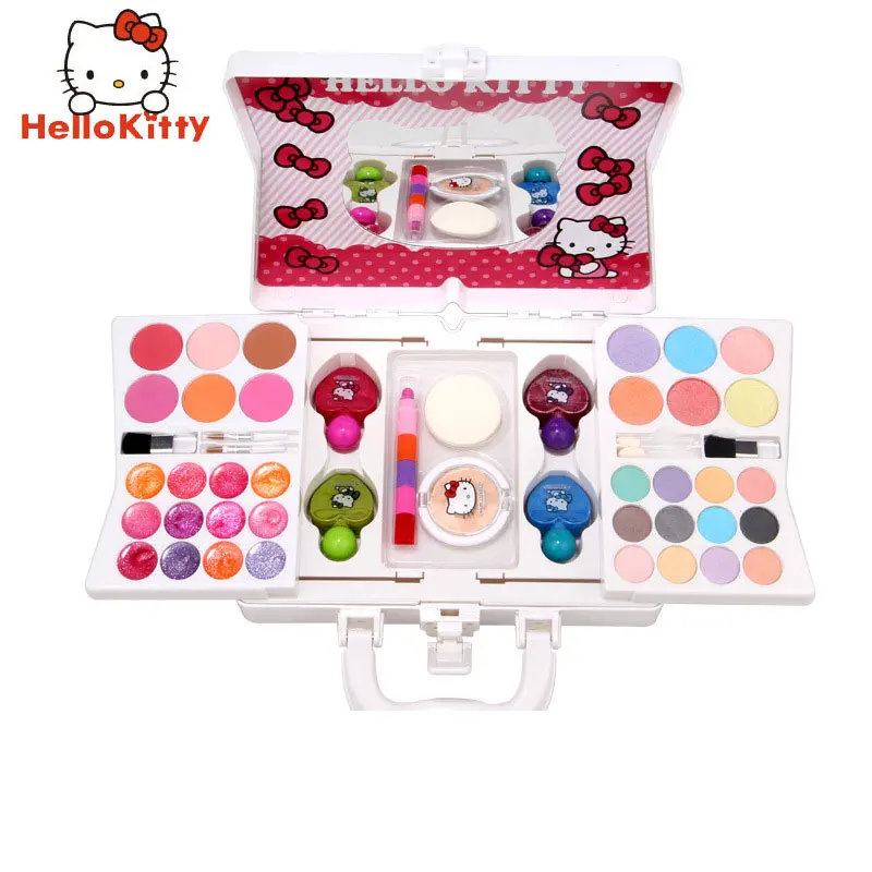 Игрушки для девочек HELLO KITTY Детская косметика набор макияжа губная помада игрушек